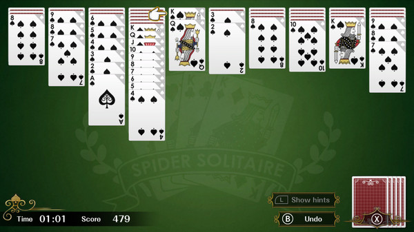 蜘蛛纸牌F/Spider Solitaire F（键盘操作）-单机游戏库